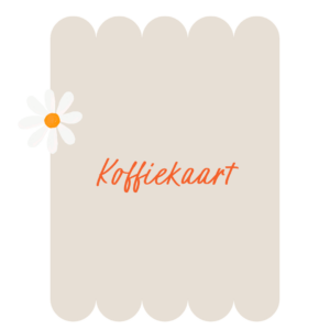 Koffiekaart